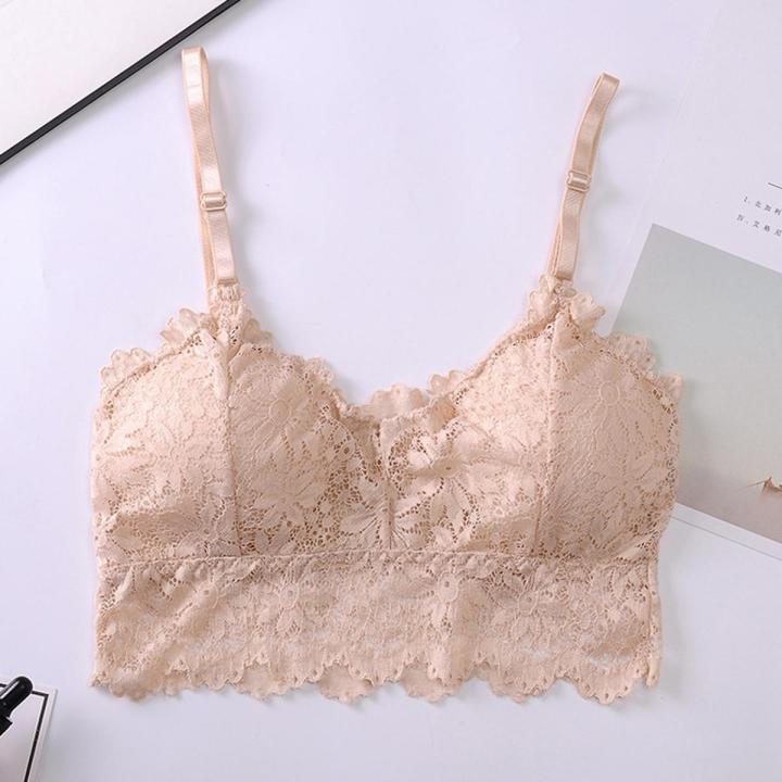 Pack%20of%201%20Elastic%20Strap%20Lace%20Net%20Bra%20with%20removable%20soft%20padded%20for%20Girl's%20and%20Woman's%20Fashion%20adjustable%2032-36%20-%20Image%204