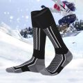 New Kids Winter Thermal Ski Socks Thicken Cotton Warm Socks Outdoor Snowboarding Cycling Hiking Stocking Socks Leg Warmer. 