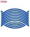 Car and Bike's Rim Reflective Sticker (16pcs/set). 