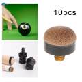 10 Pieces Billiards Cue Tip Repair Indoor Game Snooker Pool Cue Tip Pool Cue Tips for Snooker 13MM. 