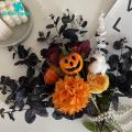 Black Artificial Flowers 6pcs Black Eucalyptus Branches Stems Realistic Silk Cloth Leaves for Halloween Decor Halloween Party Decorations. 