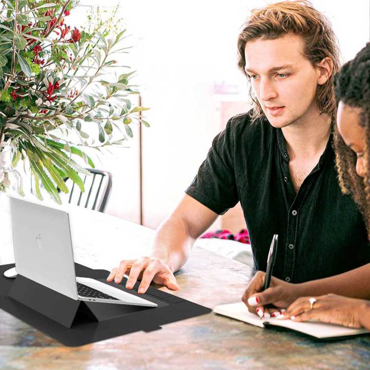 Premium%20Soft%20PU%20Leather%20Sleeve%20with%20Folding%20Stand%20Feature%20&%20Handle%20For%20MacBook%20Air/Pro%2013%20Inch%20&%2013.3%20Inch%20Case%20Ultra%20Thin%20%E2%80%93%20Black%20-%20Image%205