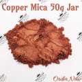 Royal Collection Pigments - Copper Mica - Mica Powder - Epoxy Resin Color, Dye, Soap Making, Nail Polish, Epoxy Resin, Candle Making, Slime, 50g Jar. 