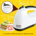 Egg beater hand mixer 7 speed electric handheld coffee beater whisker milk frothier. 