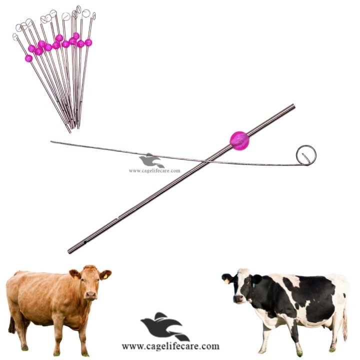 10pc Veterinary Milk Siphon Needle Set – Cow & Sheep Injection Tool ( Cattle & Dairy Farming )
