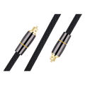 HIFI 5.1 Digital SPDIF Fiber Toslink Optical Audio Cable 1M for TV Box PS4 Speaker Wire Soundbar Amplifier Subwoofer. 