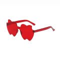 Lenses Jelly Colorful Gradient Fashionable Apple-shaped Sunglasses Glasses. 
