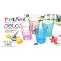 Pretty Neat Petal Acrylic Glasses - 300 ml - 6 pieces set. 