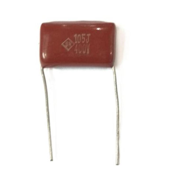 2 Pieces- 1uF 400V 105J Through Hole Polypropylene Film Capacitor