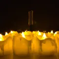 3D Dropping LED Candles with Free Cells Installed/ Included – 6 Pieces Pack. 