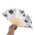 Silk Fan Chinese Japanese Style Folding Fan Wedding Fan Art Gifts Dance Hand Fan. 