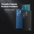 Nillkin Flip-Style Lens Protective Case for Samsung Galaxy S24 Ultra Phone Cases TPU+PC Selected leather Anti-Slip Design Anti-Fingerprint Back Cover. 
