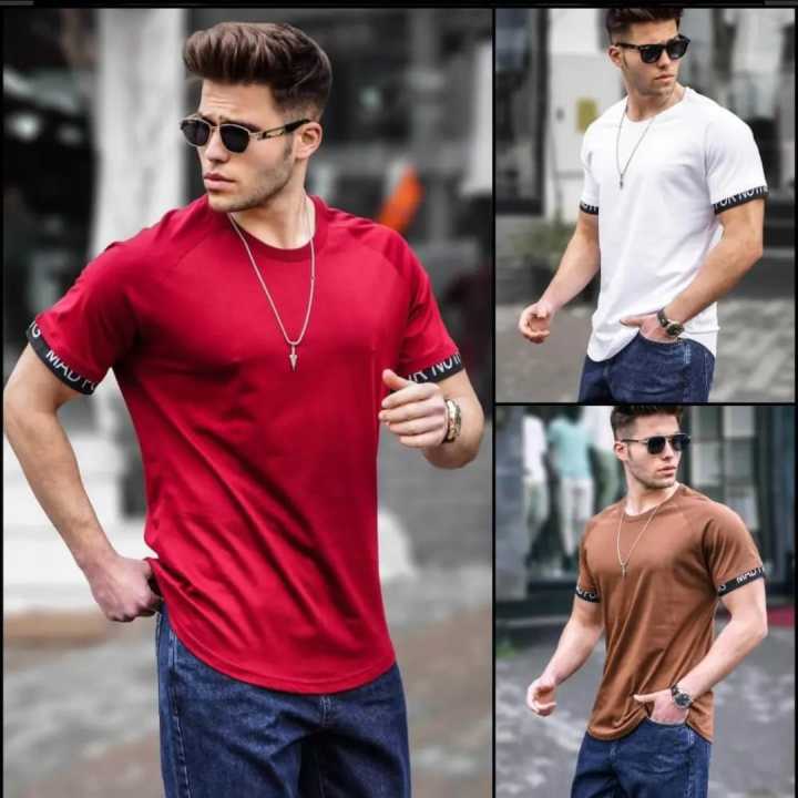 Suitable Obra T-shirt Hoge Ronde Hals Wit 2-Pack -Maat S - Heren - Kleding - Wit