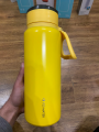 Imported Premium 1000ML / 1200ML / 1500ML Stainless Steel Yes Water Bottle Double Walled Vaccum Flask Hot and Cold Thermos Water Bottle Beautiful and Stylish Water Bottle For Girls and Boys for School Collage and Office Bottle. 