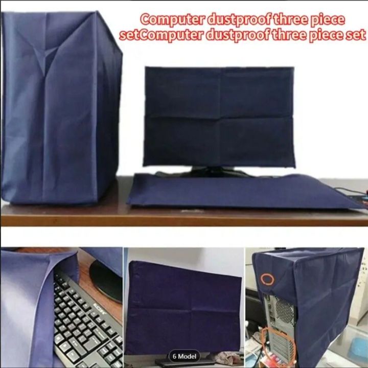 3%20Pieces%20Computer%20Dust%20Cover%20Set%20%E2%80%93%20Monitor,%20Keyboard%20&%20CPU%20Tower%20Dustproof%20Covers%20for%20PC%20&%20iMac%20%E2%80%93%20Waterproof,%20Durable%20Polyester%20Protective%20Case%20for%20Desktop%20Computers,%20LCD%20Screens,%20and%20Accessories%20-%20Image%202