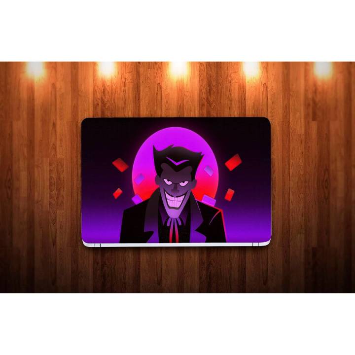 Joker Synthwave Laptop Skin Sticker Cover Art Decal Protector