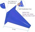 9 inch SNK Agility Training Cone Triangular Plastic Sports Cone, Football Training Marker Cone, Parent-Child Games, School Games Sports Equipment, 9 Inch Sports Cones, Basketball Cones, Traffic Training Cones, Agility Field Marker Cones for Soccer Footbal. 