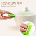 1pair Thicken Silicone Oven Mitts Glo ves Resistant Anti Scalding Non Slip Heat Insulation Clip for Kitchen Cooking Baking. 