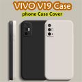 Original For VIVO V19 Silicone Full Cover Case Anti-fingerprint Phone Case Cover. 