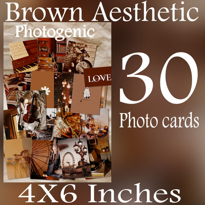 Brown%20Theme%20Aesthetic%20Wall%20Collage%20kits%20Photo%20Cards%20For%20Room%20Decoration%20(%20High%20Resolution%20Digital%20HD%20Printing%20)%20-%20Image%202