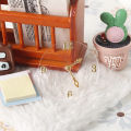 Dollhouse Decor Miniature Dollhouse Wall Clock Model Toy for Pretend Play Realistic Furniture Accessory 1 12 Scale Miniature Wall Clock. 