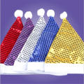 Sequin Santa Hat For Dress-up Festive Party Hats Sequin Santa Hat Santa Hat For Kids Santa Hat Decorations. 
