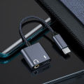 USB-C Audio Adapter Wear-resistant Type-C to 3.5mm Earphone Jack Adapter AUX Audio Cable. 
