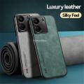 Leather Phone Case For Redmi 13C 13 C Redmi13C Redmi13 C 23100RN82L 2023 Casing Fashion Couple Soft TPU Edge Protection Bumper Shockproof Back Cover. 