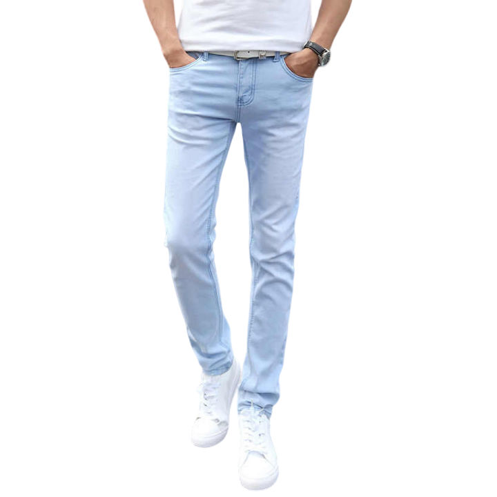 Branded Sky Blue Jeans Pants with Perfect Stitching & Best Fabric for Boys/Men with Beautiful Look