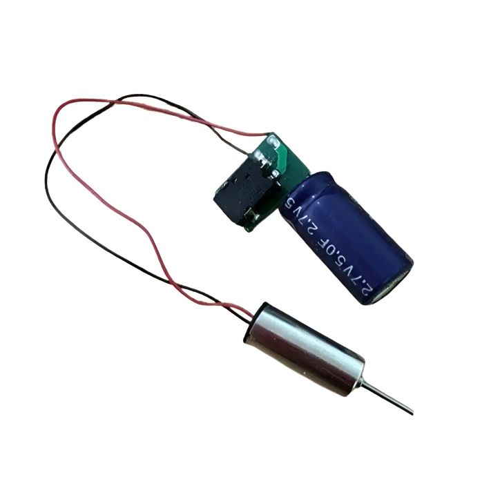 Mini capacitor airplane model kit 6x15mm 3.7V capacitor 46mm propeller PCB
