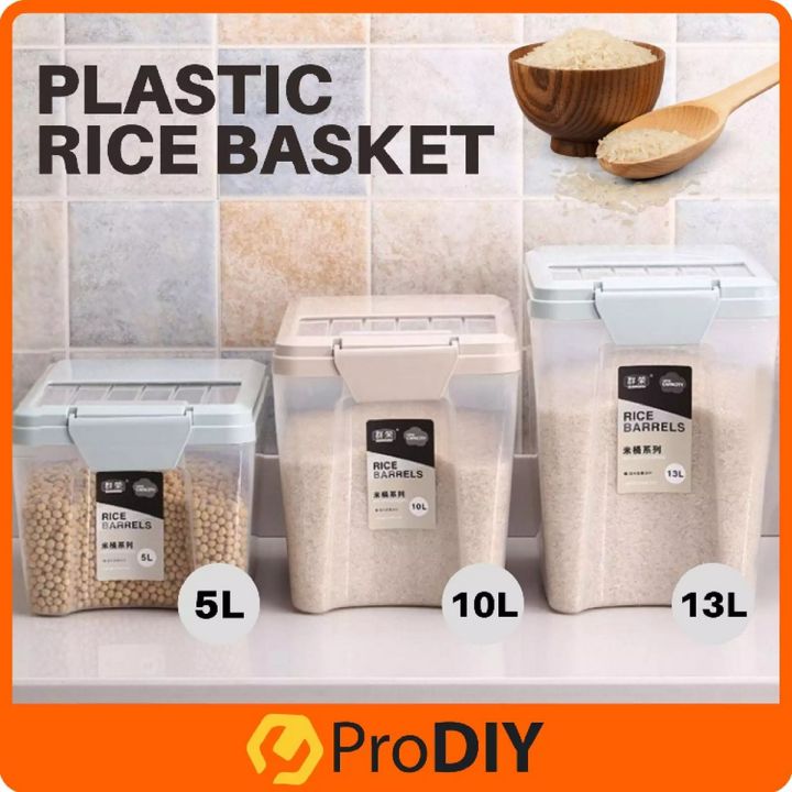 10kg%20/%207.5Kg%20/%205Kg%20Plastic%20Kitchen%20Rice%20Grain%20Cereal%20Food%20Dispenser%20Storage%20Box%20Cases%20Container%20Organizer%20-%20Image%202