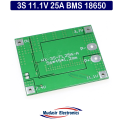 3S 12V 25A BMS Module With Balance Feature 12v Battery Management System For 18650 Battery Cell  3 Serial 12V 3.7 Lipo Li-ion Charging Protection Module. 