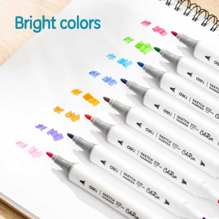 Deli%20EC187%20Dual-Tip%20ColoRun%20Sketch%2024%20Color%20Markers%20-%20Image%202
