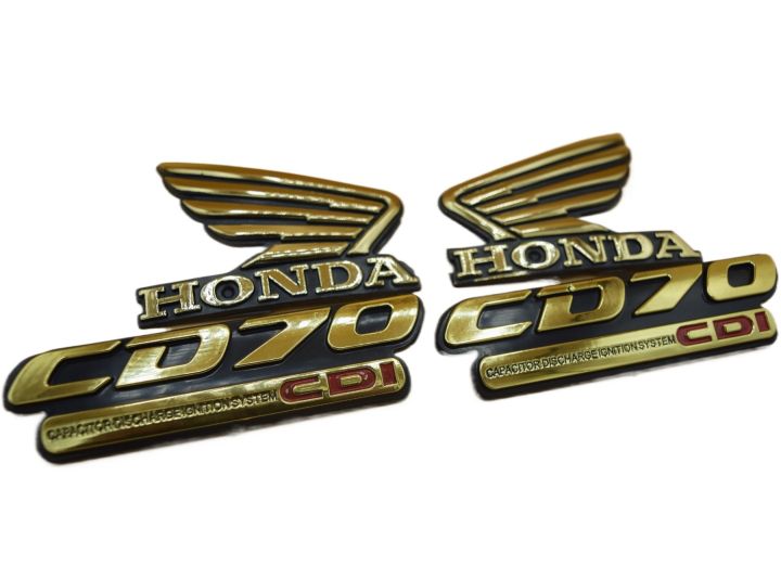 Honda Atlas CG125& CD70 Down Model Tanki & Tapa Set Monogram Vendor Genuine Very High Quality With Double Tape &Nut(4pcs) in pack