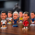 6.5cm Soccer Star Figure Mini Football Player Car Oraments Collection Doll Star Sports Action Figures Toys Fans Fans. 