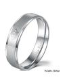 Pack Of 2 - Silver Couple Her King And His Queen Rings. 