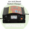 Automatic Solar Battery Charger 20A 12V- Car Battery- Heavy Bike Motor Charger| 24-7 STORE. 