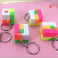Key Chain Puzzle Cube & Sphere | Colorful Mini Rubik Magic Cube & Sphere. 