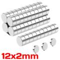 10pcs 12X2 Circular Super Strong NdFeB Magnet available in Pakistan. 
