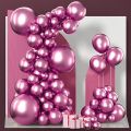 24 Inches pack of 10 Metallic Shiny Balloons for Birthday Party/Decorations, Weddings, Baby/Bridal Shower, Anniversary Party, Welcome Party Balloons Set Birthday Accessories.. 
