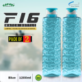 Fridge Water Bottle Set of 3 1200ml BPA Free Food Grade Plastic Bottles Odorless & Leakproof. 