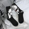 Jujutsu Kaisen Gojo Satoru Socks Men Women Polyester Fashion Anime Socks Novelty Spring Summer Autumn Winter Socks Gifts. 