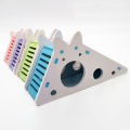 Hamster House Assembled DIY Smooth Surface Hamster Slider House Toy for Pet. 