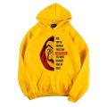 Money Heist printed High Quality Hoodie Pullover For Winter Wear. 