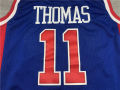 1988-89 Detroit Pistons 11 Isiah Thomas Blue M&N Swingman Jersey. 
