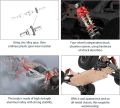 WLtoys 144001 Racing RC Cars,1:14 Scale High Speed Remote Control Car for Adults Kids, Fast RC Cars with 1 Batteries, 2.4GHz RC Buggy Off-Road Drift Car with RTR Aluminum Alloy Chassis (Red. 