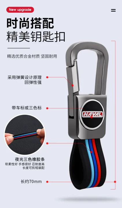 Haval%20H6%20Haval%20Jolion%20Premium%20Metal%20Zinc%20Alloy%20Key%20Cover%20Waterproof%20Dustproof%20Key%20Case%20+%20Key%20Chain%20-%20Image%203