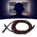 Chat Link Cable, Chat Adapter Cable Braiding Wire Stretchable 6.9ft Long Lightweight for Live Streaming for PC for HD60 S+ for HD60 X. 