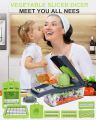 Genius Nicer Dicer Plus Salad Vegetable & Fruit Cutter - 12 in 1 Nicer Dicer Chopper Vegetable Cutter AR STORE. 