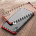 iPhone Xs Max iphone Xs iPhone X Magnetic Metal Bumper Case Double Side Glass Case. 
